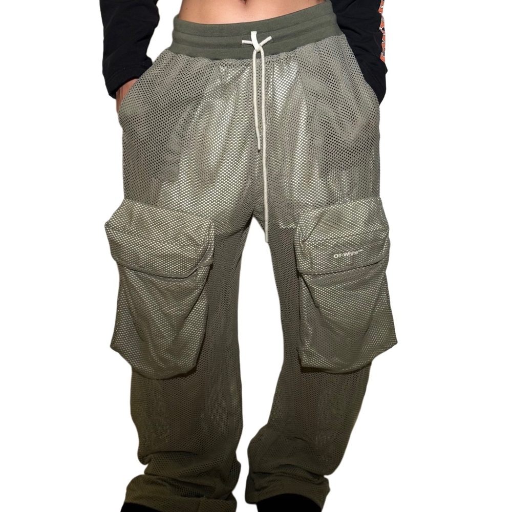 Off-White Breathable Mesh Cargo Pants